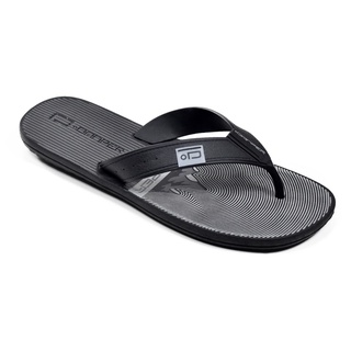 Chinelo Danper Masculino Preto com Listras Brancas Original Casual Tradicional(6034)