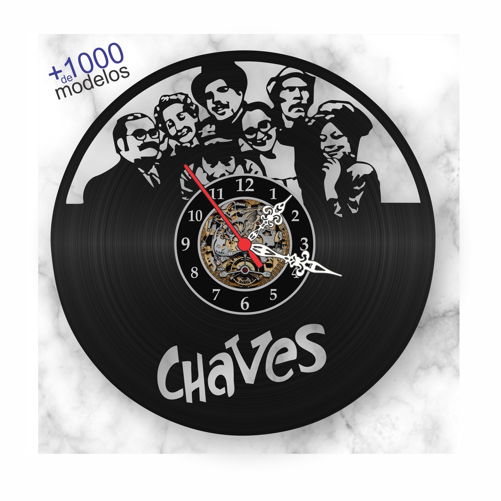 Relógio Turma Do Chaves Series Filmes Tv Nerd Geek Vinil Lp em Oferta na Shopee