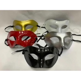 10 Máscaras Venezianas Lisas Baile Luxo 5 Cores