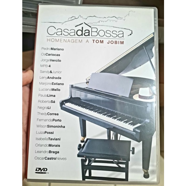 DVD Casa Da Bossa Homenagem A Tom Jobim  Participação Sandy & Junior