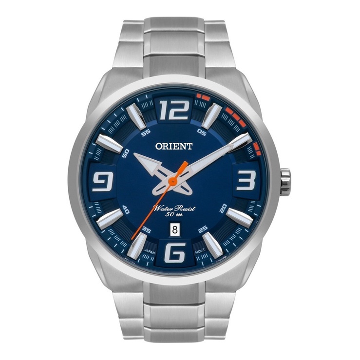 Relogio Orient Masculino Mbss1359 D2sx Mostrador Azul em Oferta na Shopee
