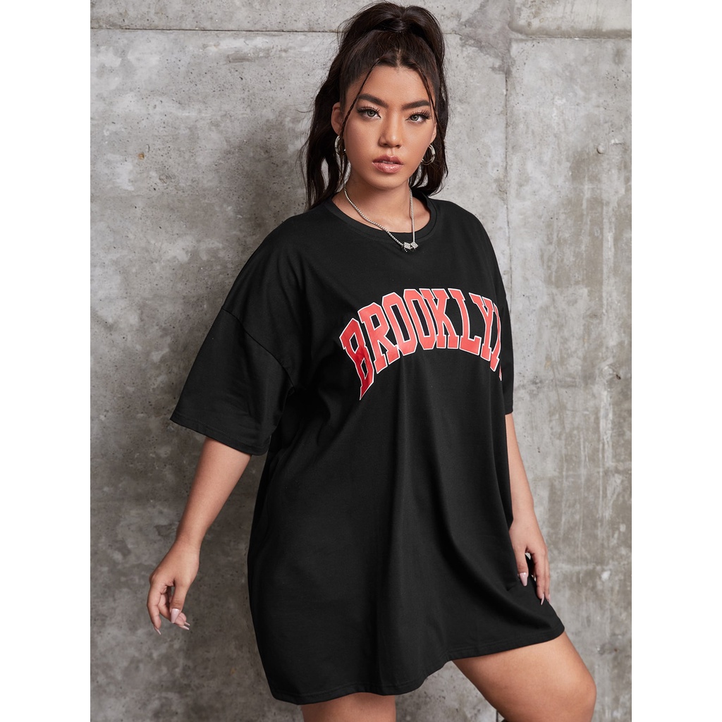 Camiseta OVERSIZED Feminina BROOKLYN 100% ALGODÃO 30.1 ESPECIAL ...