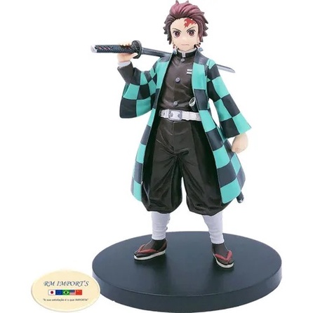 Boneco Action Figure Tanjiro Kamado Demon Slayer - FANTASMA KILLING