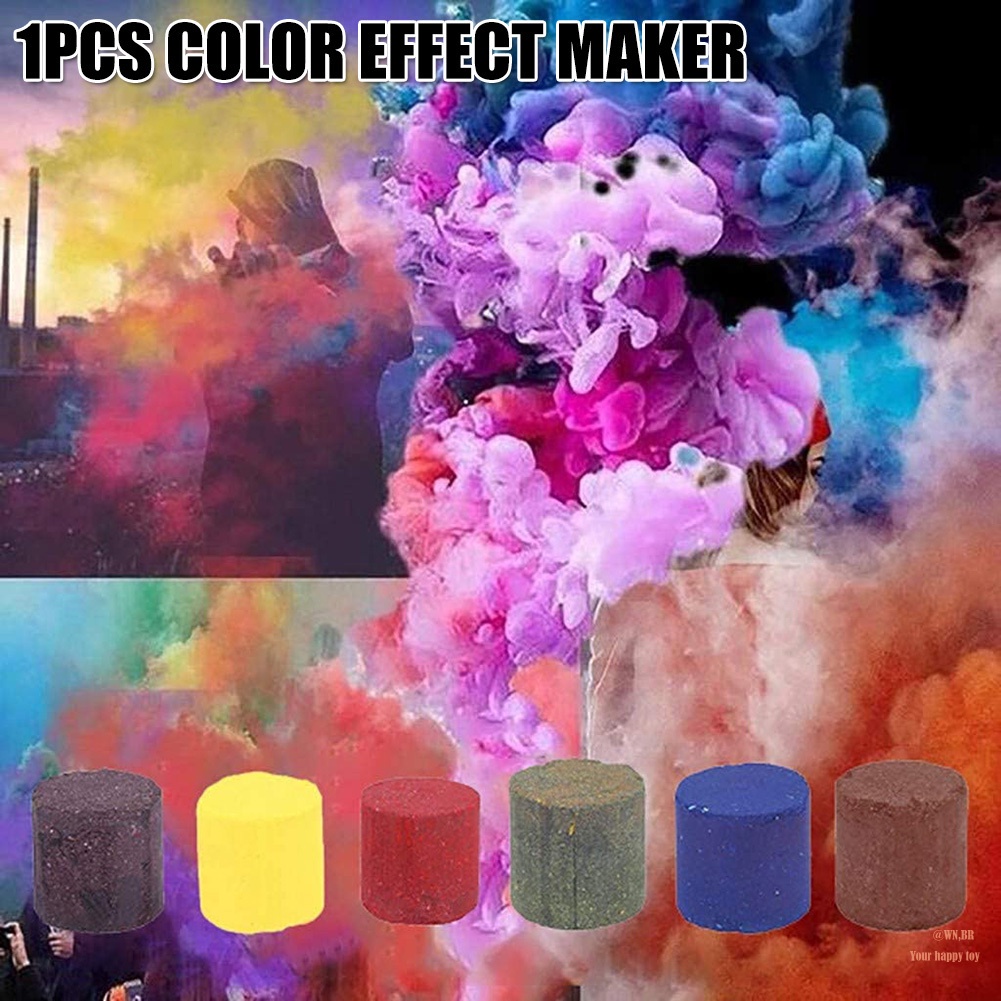 Red Color Run Photo Shoot Birthday Party Tonsee 1Pc Smoke Cake Round Colorful Fog Effect Maker,Stage Show Photography Film Background Aid Toy Party Props,for Holi Party 