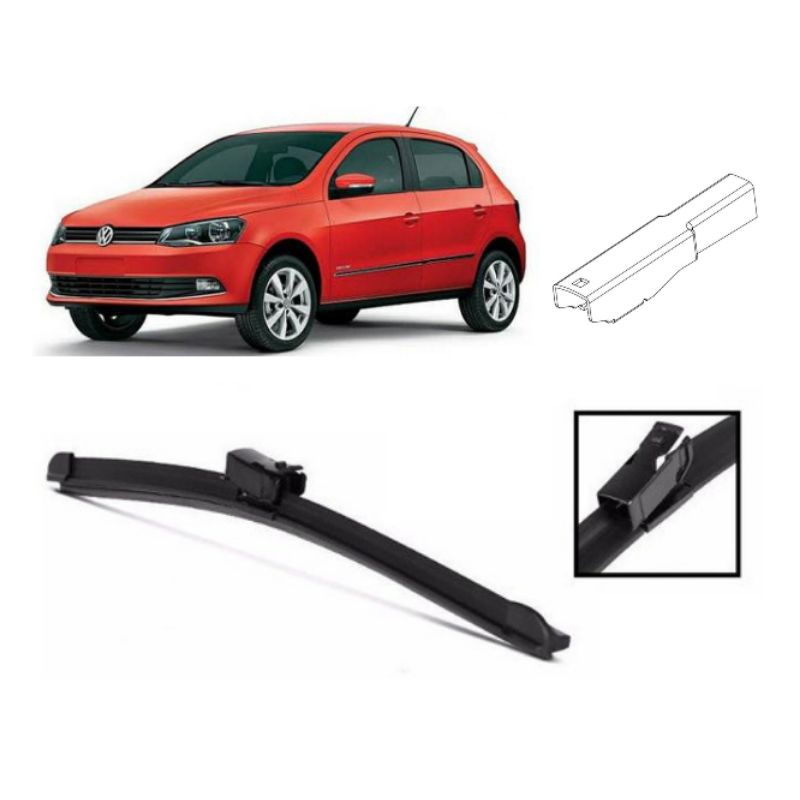 Palheta Limpador Traseiro Vw Gol G5 G6 G7 G8 2008 A 2022