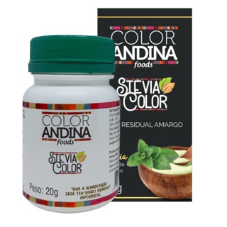 Adoçante  Stévia Color Andina 20g - SEM SABOR RESIDUAL AMARGO em Oferta na Shopee