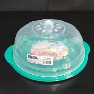 Queijeira Plastica Prime Com Tampa Transparente e Base Colorida 8x22x20cm - ErcaPlast
