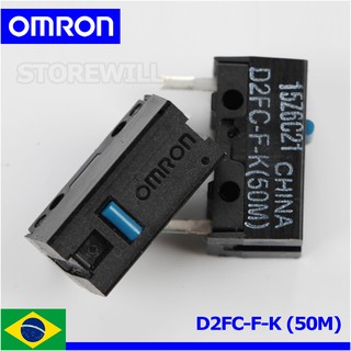 Micro Switch D2FC-F-K(50m) Omron Duplo Clique Mouse Razer Logitech