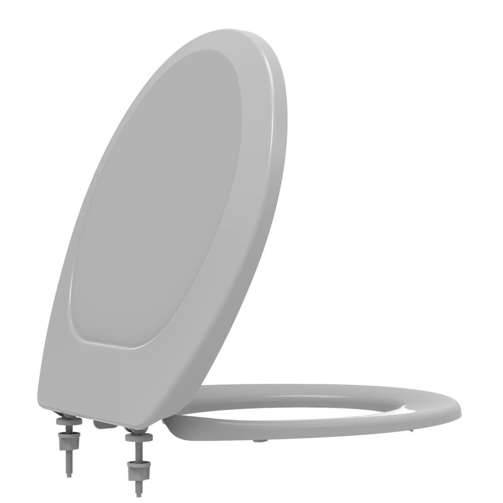 ASSENTO UNIVERSAL OVAL PREMIUM CINZA CONVENCIONAL POLIPROPILENO TUPAN