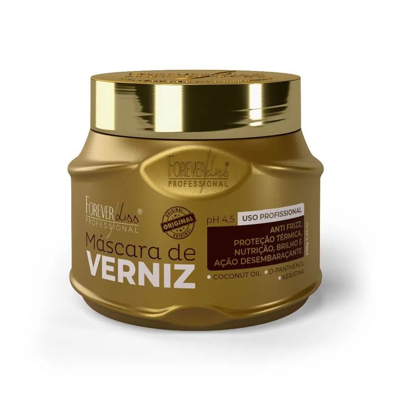 Máscara Banho de Verniz Forever Liss 250g + Brinde