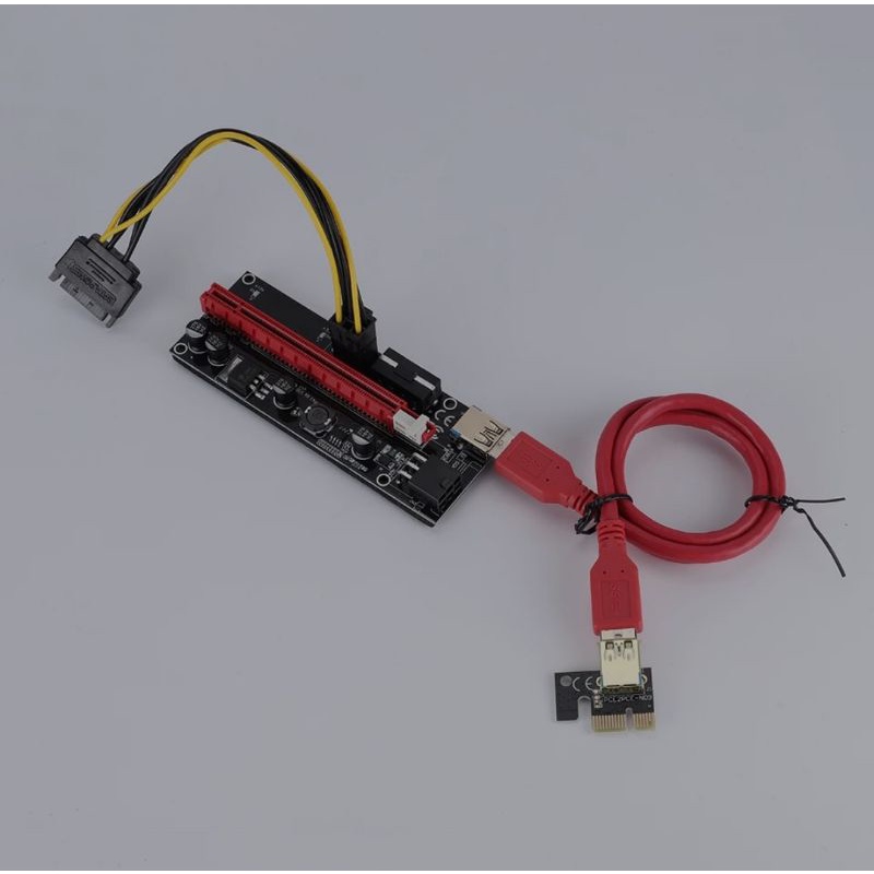 60cm PCI-E Riser 1 x 16 x PCI-E USB 3.0 009s Scheda Cavo Adattatore per miniera BTC 