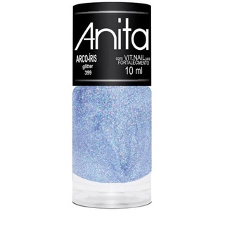 Esmalte Anita 10ml Glitter - Arco Iris