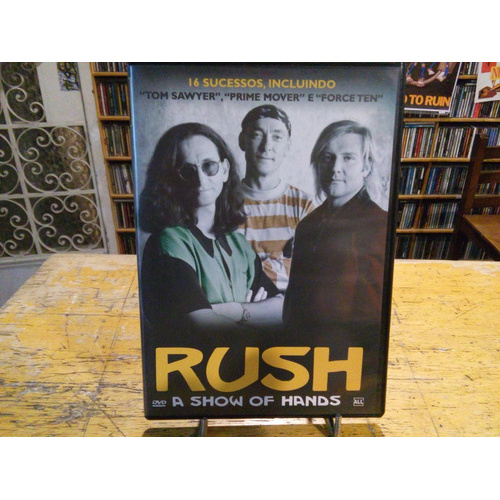 Rush Dvd A Show Of Hands Ao Vivo Tom Sawyer