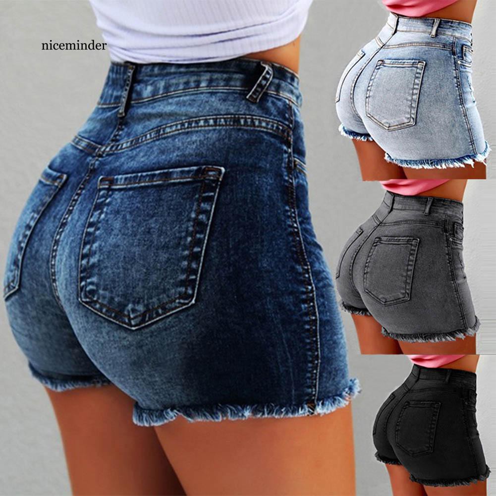 short jeans rasgado na cintura