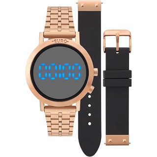 Relógio Euro Feminino Fashion Fit EUBJ3407AC/T4P + Pulseira