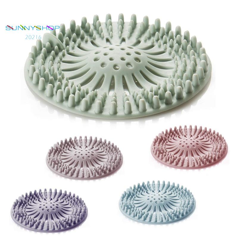 5 Pack Hair Catcher Hair Stopper Shower Drain Covers for Bathroom Bathtub  and Kitchen - Rubber Sink Strainer Silicone Filter Home Drain Cover |  Shopee Brasil