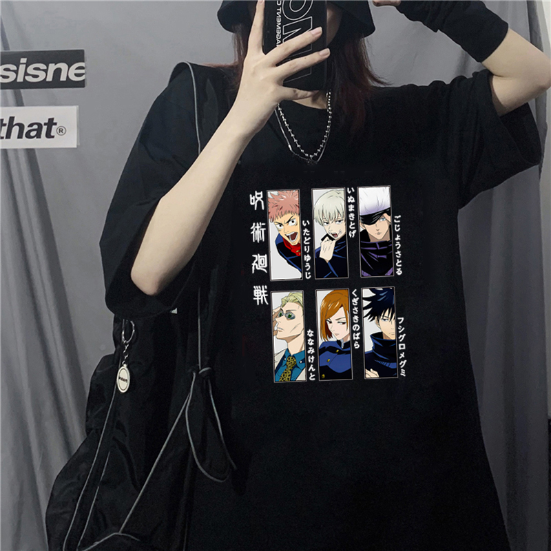 Labor Monet Sicily Camiseta Anime Gótica Harajuku Jiu-Jitsu Kaisen Camiseta Y2K Manga Curta |  Shopee Brasil