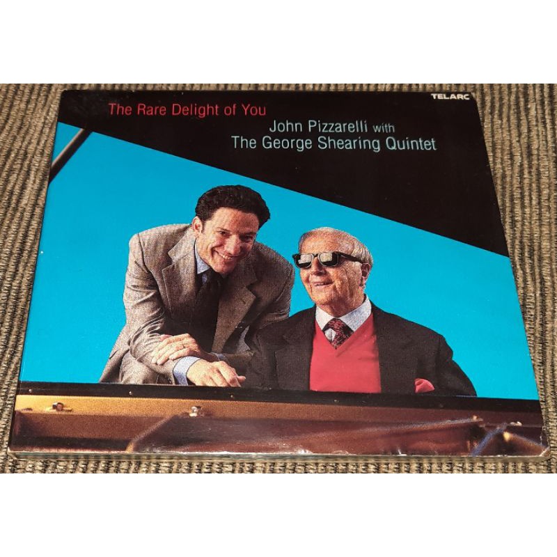CD John Pizzarelli with The George shearing quintet Rare Delight of you lacrado Importado