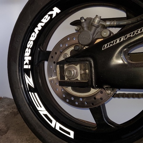 Adesivo Interno Tuning Top M1 Roda Moto Kawasaki Z300 Z 300