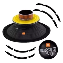 Kit Reparo Original JBL P/ Vulcano 15" 3.8 15SWV3.8 1900W RMS 4 Ohms Completo Subwoofer Selenium