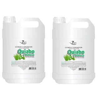 2 condicionador de quiabo e babosa zapyle 5l profissional