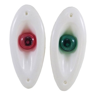 Luz De Navegação Olho De Tubarão Branco em ABS e Led 12v - Para Barcos Lanchas e Veleiros em Oferta na Shopee