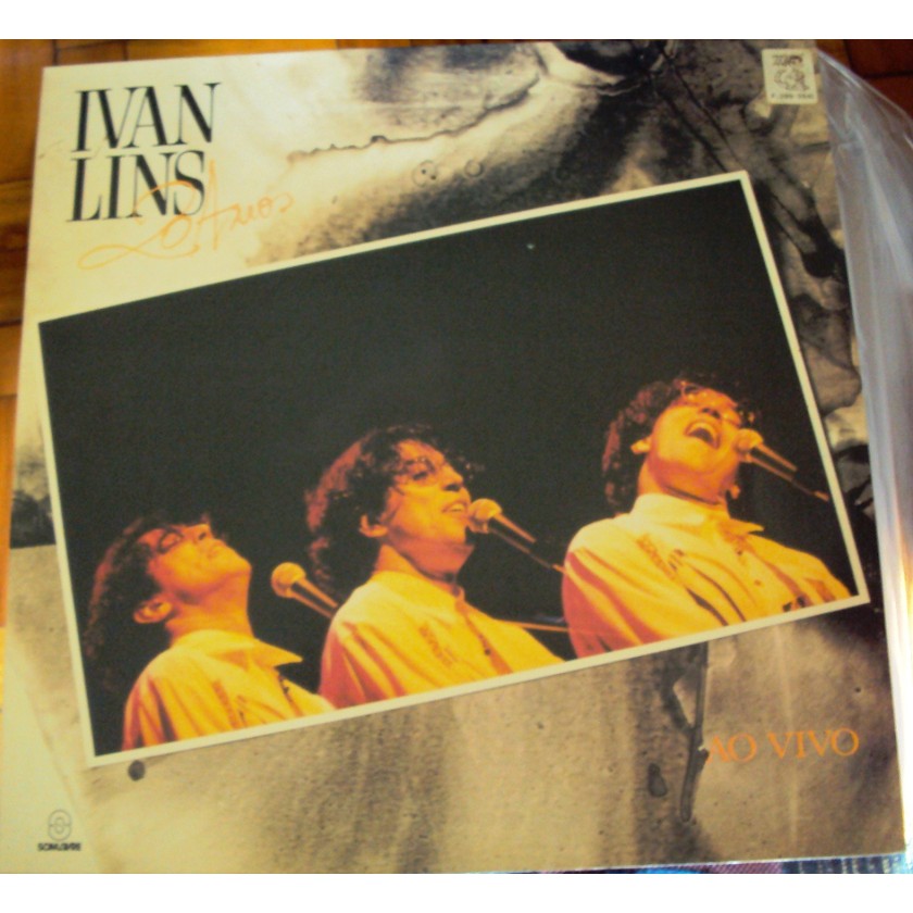 285 Mvd- LP 1991- Ivan Lins- 20 Anos- Gravado ao vivo no Palace - SP- Música- Disco Vinil Original- Long Play LP