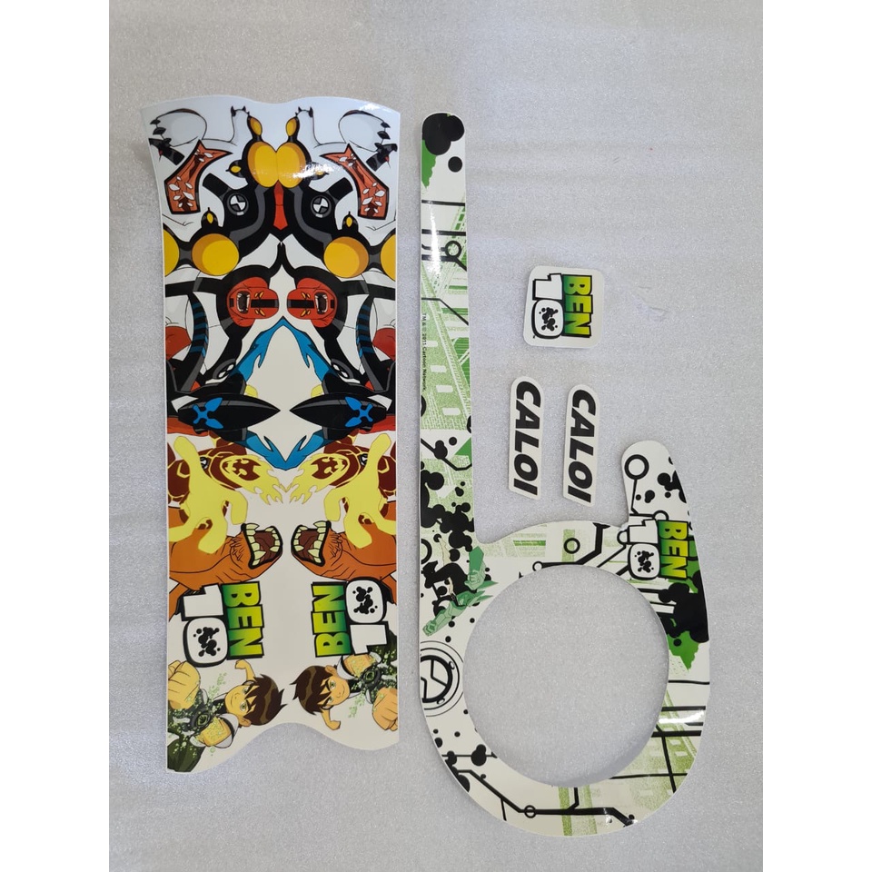 Kit De Adesivo Ben 10 5 adesivos Original Novo Caloi