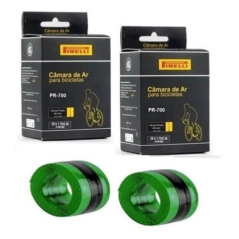 Camara De Ar Pirelli Bicicleta Fita Anti Furo Grossa 26 E 29 em Oferta na Shopee