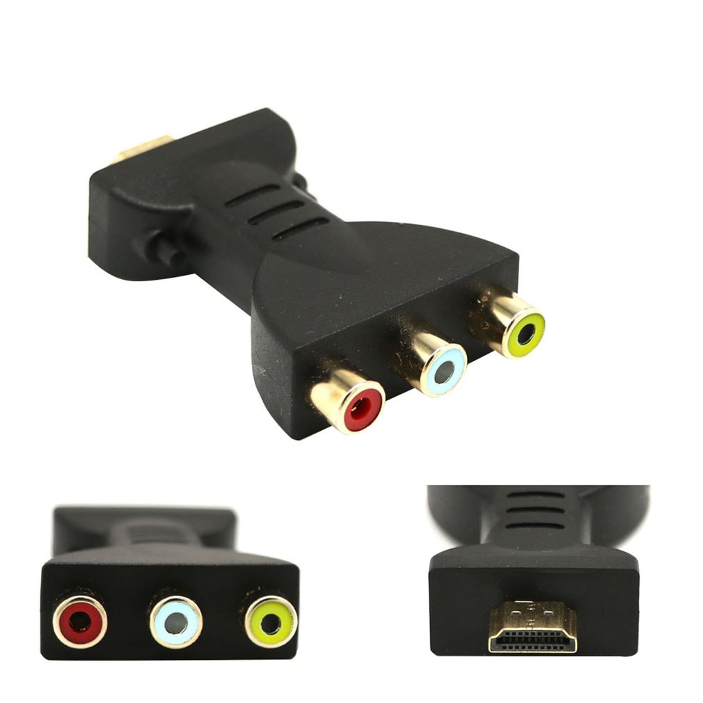Novo Adaptador Hdmi para 3rca Av para Dvd e Projetor com Conversor de Áudio e vídeo