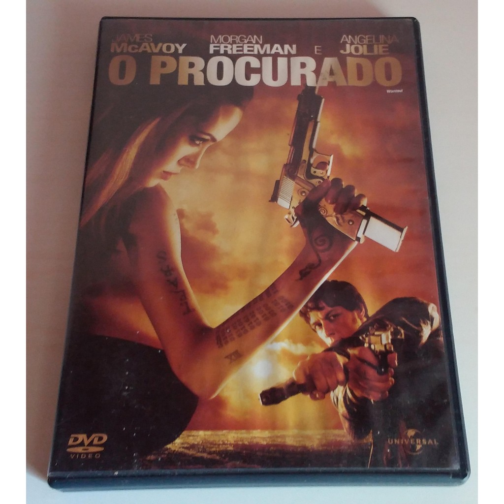 DVD Original O Procurado Angelina Jolie James McAvoy Morgan Freeman
