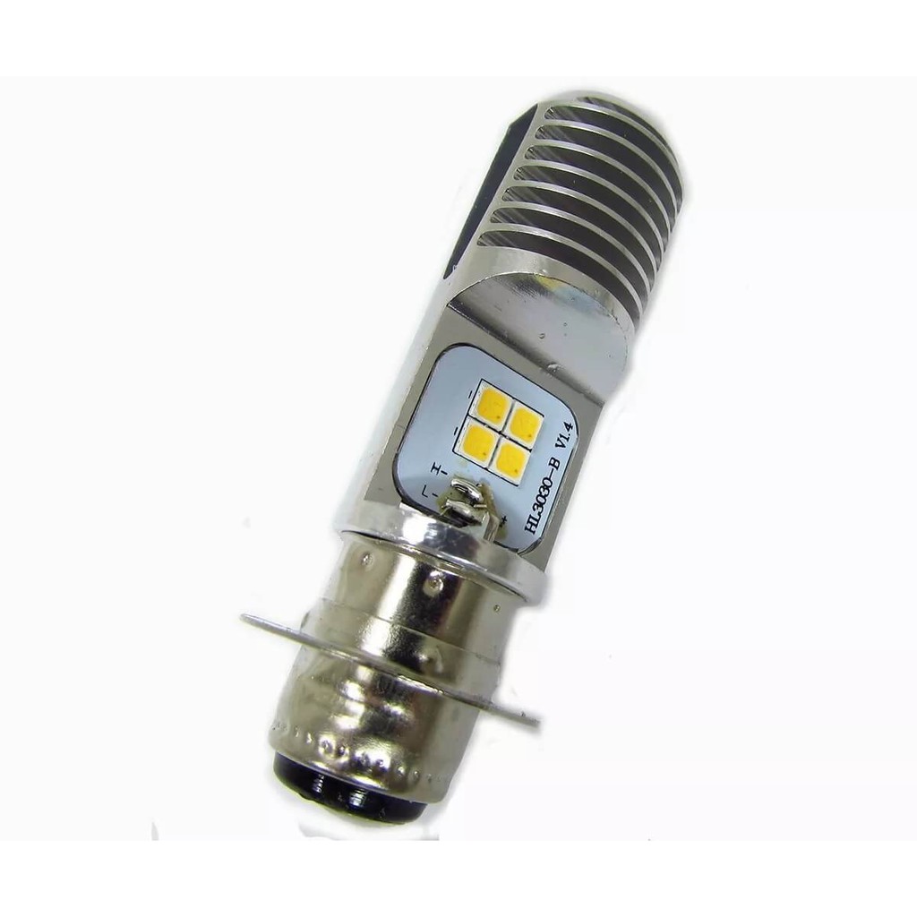 Lampada Farol Biz 100 125 Led M5 Osram 12v 6w Super Branca — imagem 2 de 2