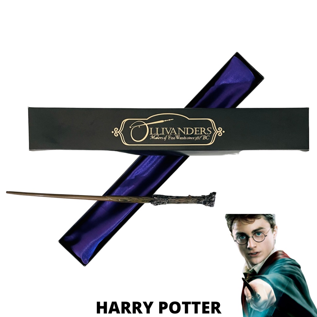 Varinha Colecionável Harry Potter Filme Resina Tamanho Real 32cm