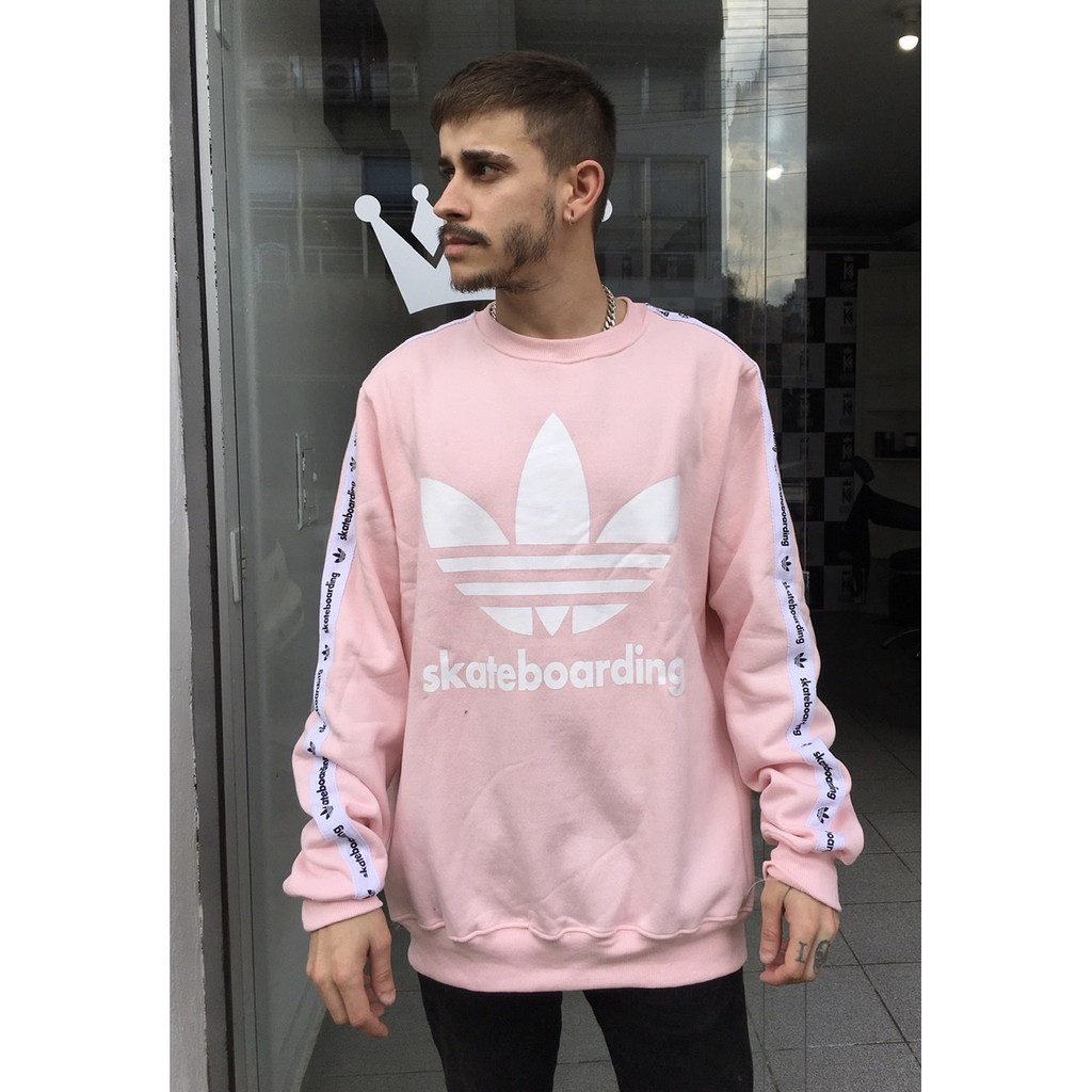 Casaco Adidas moletom agasalho adidas jaqueta blusão manga comprida blusa de frio | Shopee Brasil