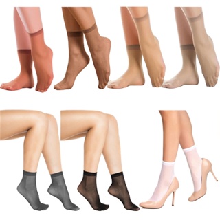 3 Meias Soquete Fio 20 Trifil Feminina Modelo Classico Cano Medio Transparente Marrom Preto Branco Neutro Adulto Social em Oferta na Shopee