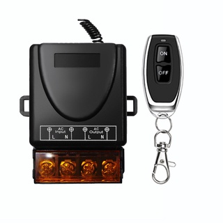 Transmissor 433MHz AC 85-250V 30A Motor De Fábrica LED Ligado/Desliga Controle Remoto Interruptor Bomba De Água Para Aparelhos Elétricos