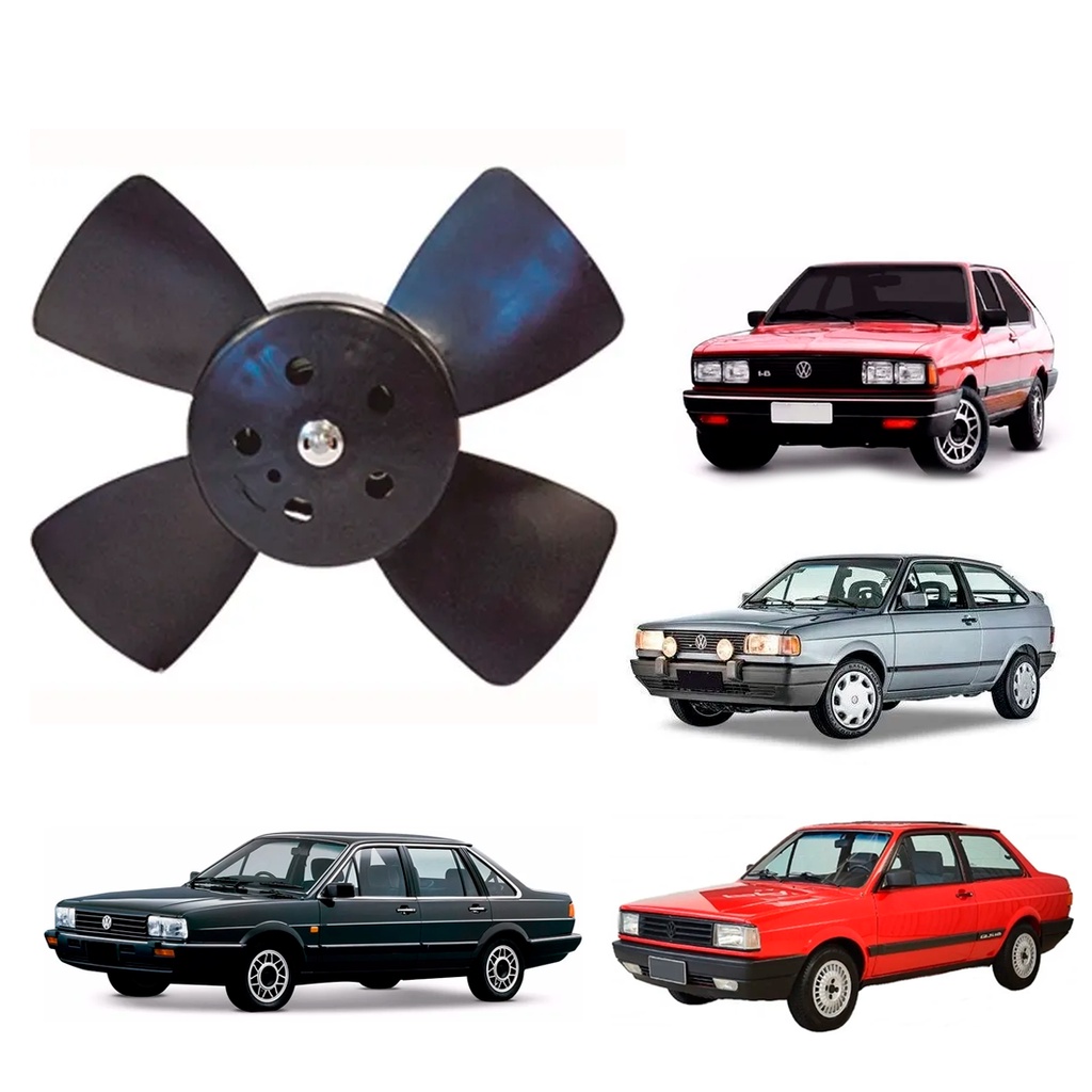 Eletroventilador Ventoinha Radiador Vw Gol Santana Motor Ap