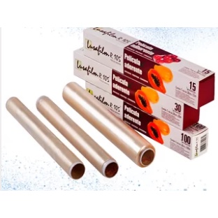 Rolo Bobina Filme PVC 28cm X 15m/30m/100m em Oferta na Shopee