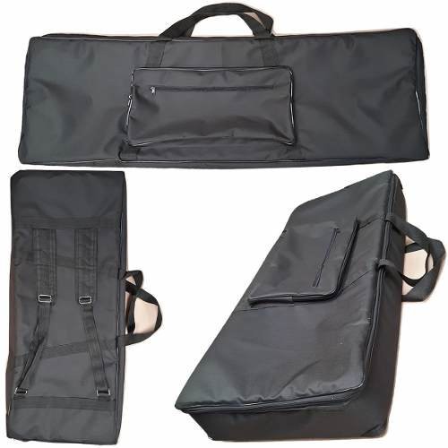 Capa Bag Master Luxo Para Teclado Novation Sl Mkii 61 Preto