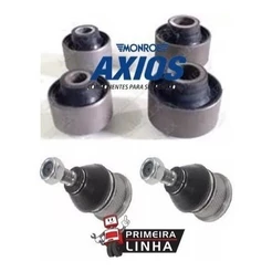 Bucha Balança Bandeja Axios + Pivôs Nissan Versa March
