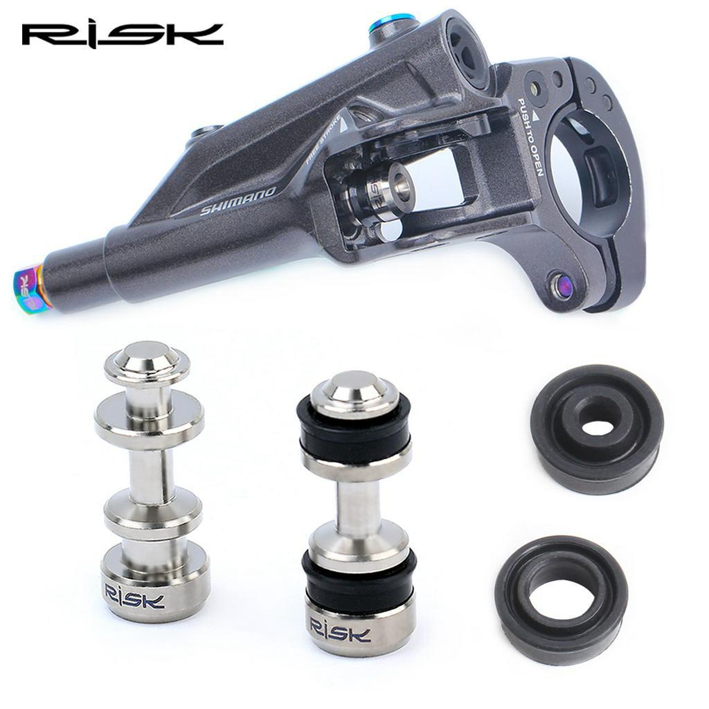 RISK Titanium Alloy Mountain Bicycle Brake Lever Pistão Ou Shimano XT M8000 M7000 SLX M785 Peça De Reparo Da Haste Do Freio A Disco
