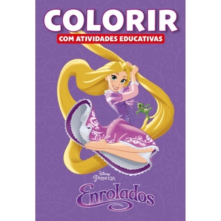 Colorir Atividades Educativas Disney - Rapunzel