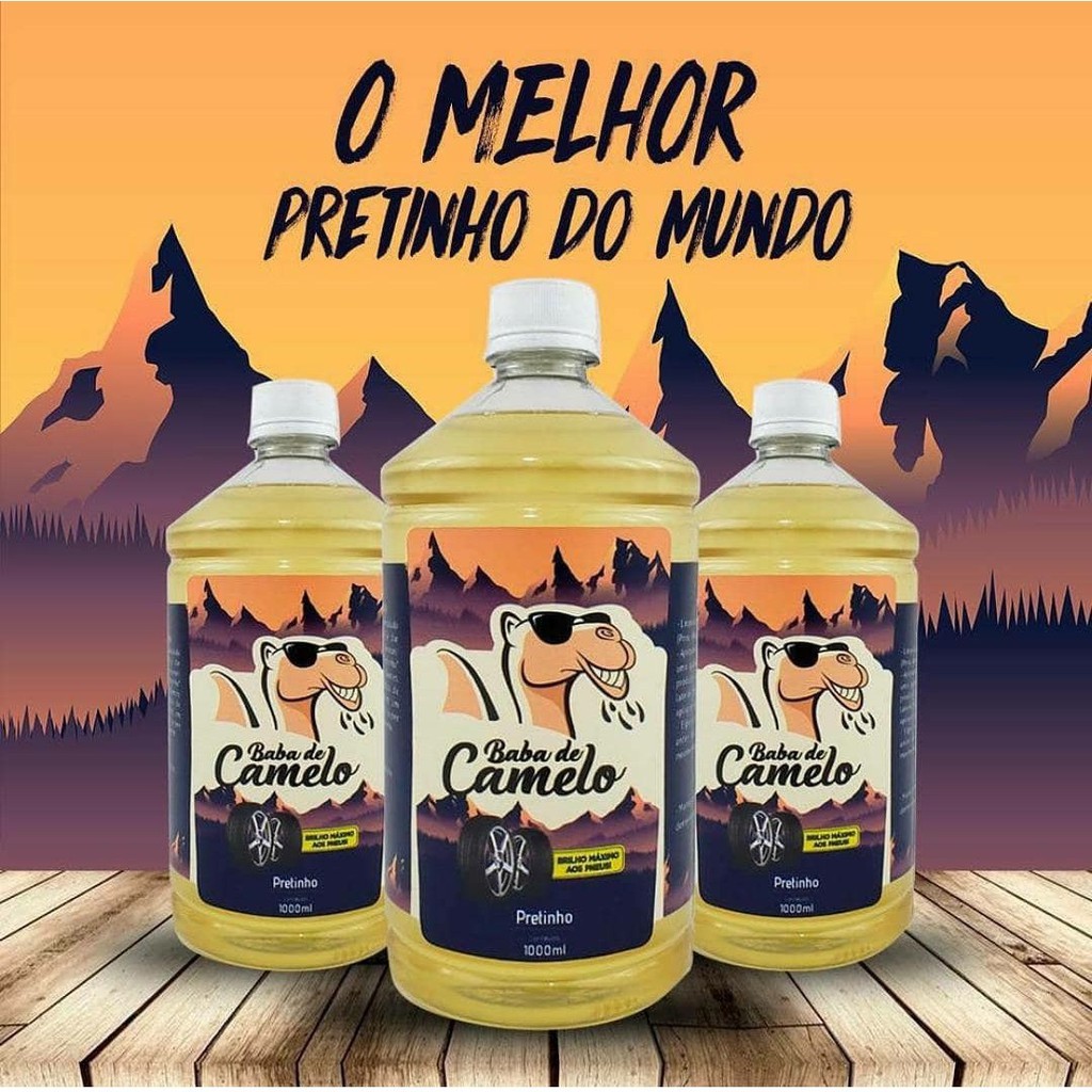 Pretinho Baba De Camelo 1l Melhor Pretinho Do Mundo 10 Unidades Promoção Imperdível