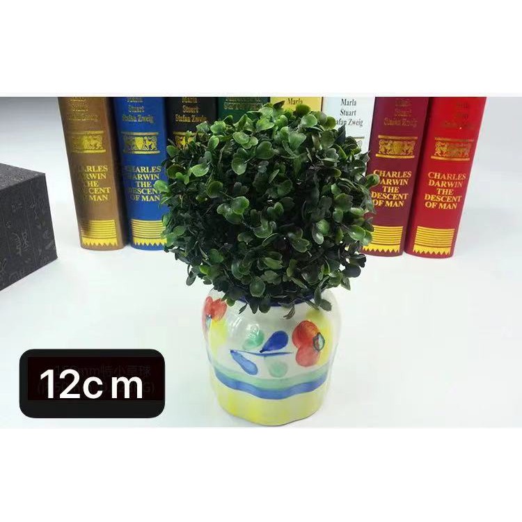 Bola buchinho 12 cm /grama artificial para decoração de casa para compor vasos, arranjos e decorar a sua casa, banheiro casamento
