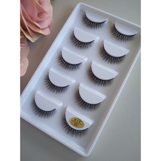 Cartela 5 Pares de Cílios Postiços 3D X14 em Oferta na Shopee