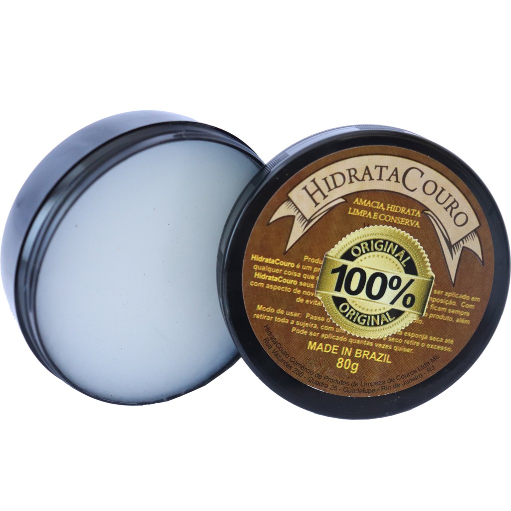 Hidratante para acessórios em couro banco de carro, sapato em couro, jaqueta de couro 80g
