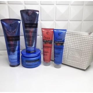 Siàge Hair Plastia Shampoo e Condicionador Máscara Eudora