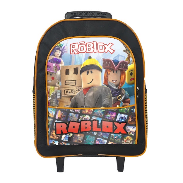 Mochila Infantil Masculina Roblox Carrinho Lancheira Estojo - USA