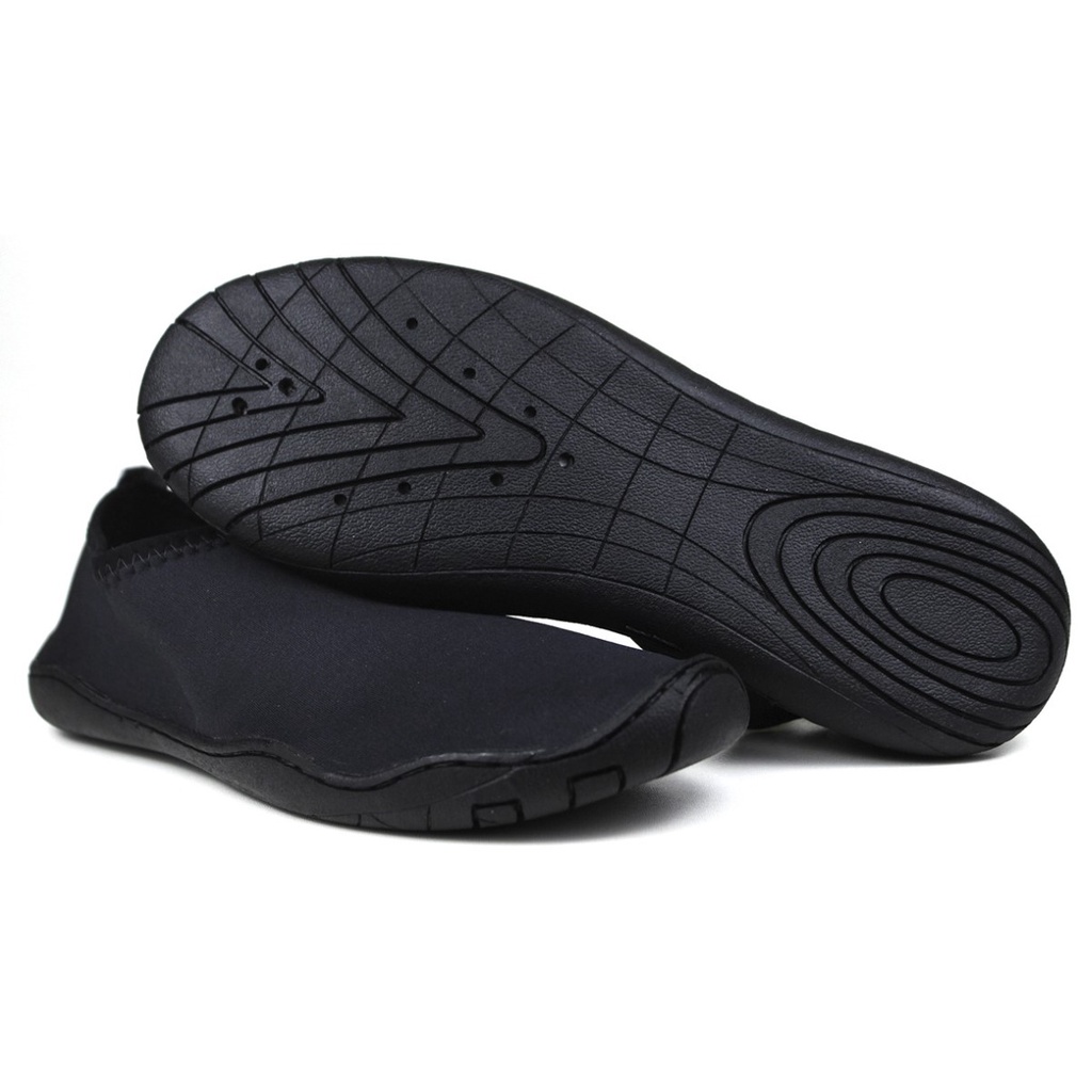 Sapatilha Neoprene Sola Lisa Antiderrapante - Preto