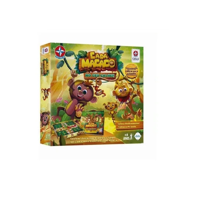 Livro Jogo Cada Macaco No Seu Galho - Estrela - ORIGINAL